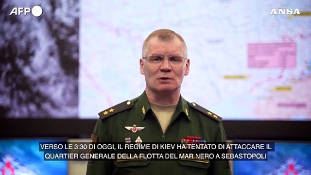 Mosca: Respinto un attacco con droni al porto di Sebastopoli