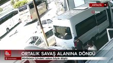 Antalya'da takılan gaz pedalı ortalığı savaş alanına çevirdi