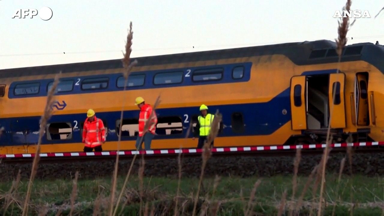 Incidente ferroviario in Olanda, un morto e una trentina di feriti
