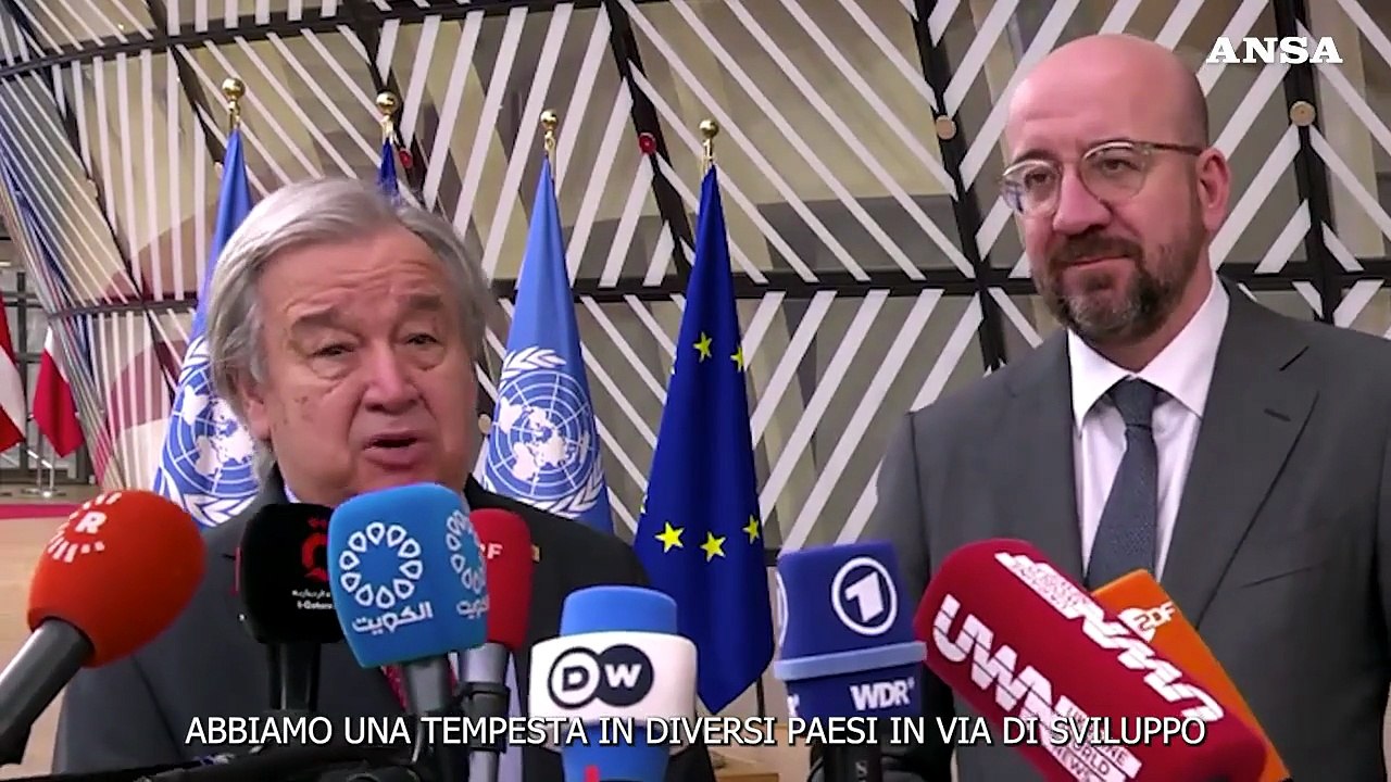 Consiglio europeo, Guterres: "Fra Ue e Onu collaborazione eccellente"