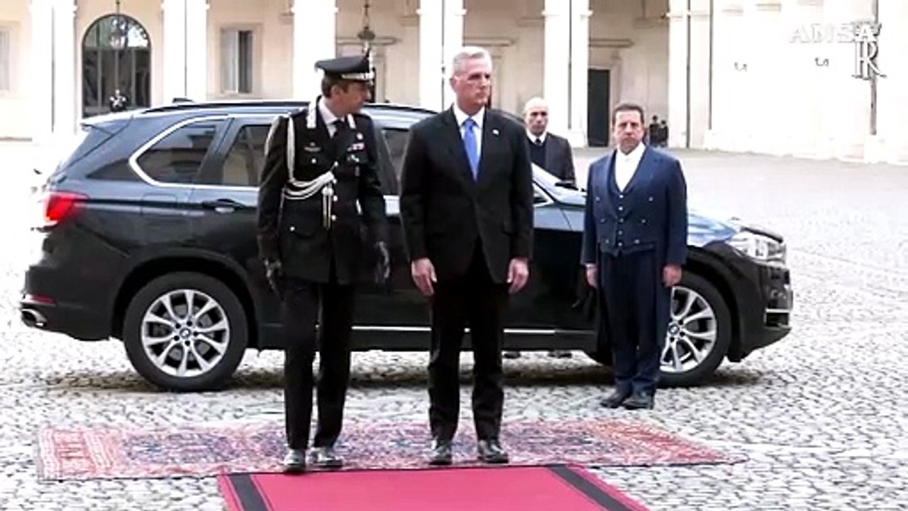 Mattarella riceve Kevin McCarthy, speaker della Camera Usa