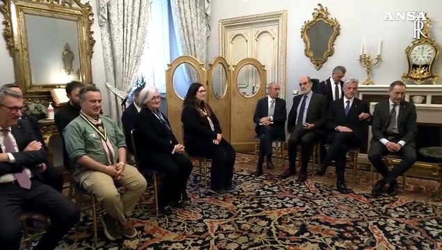 Quirinale, Mattarella riceve delegazione dLibera