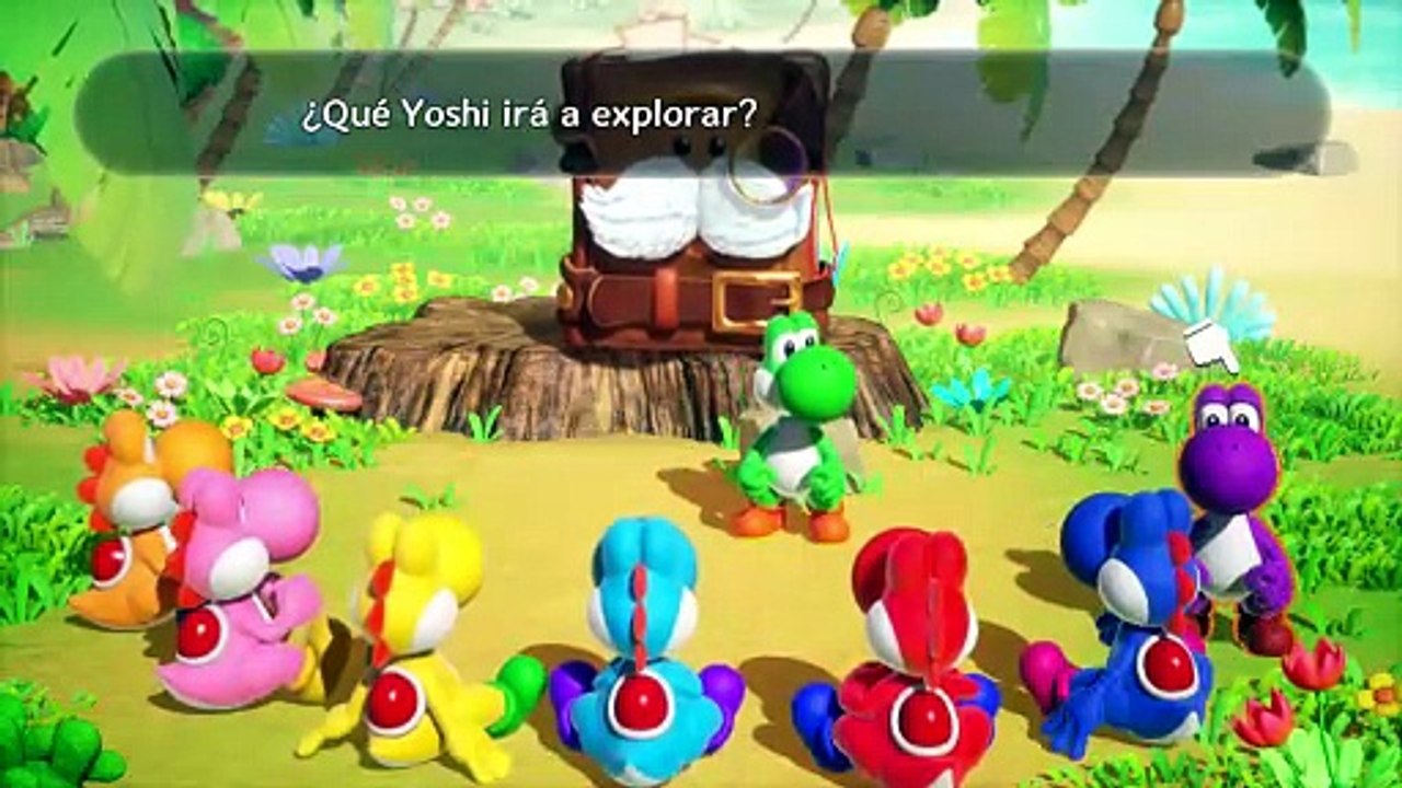 Jugabilidad en Nintendo Switch 2 - Yoshi and the Mysterious Book
