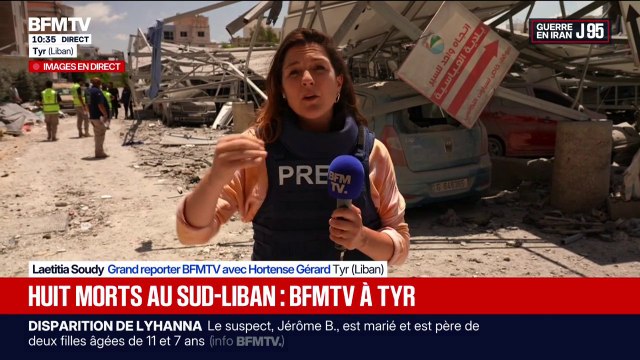 Guerre au Moyen-Orient: BFMTV sur le lieu d'un raid aérien israélien à Tyr