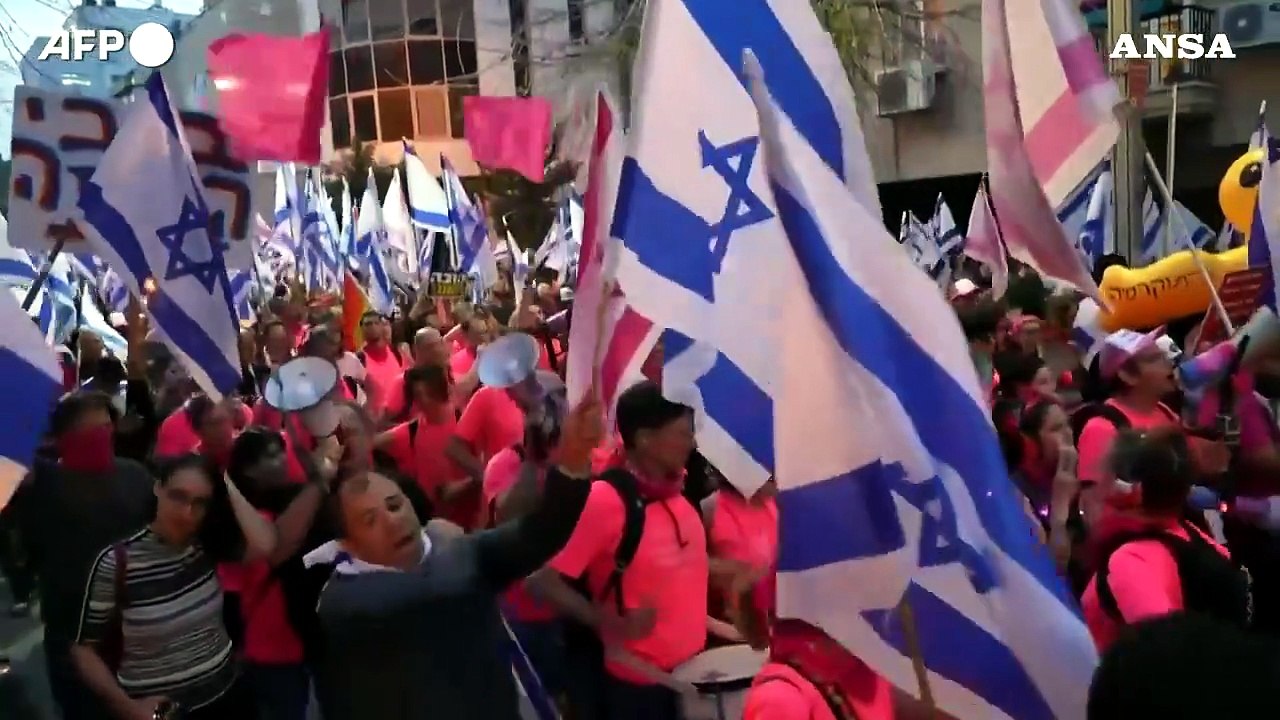 Israele, quattordicesima settimana di proteste contro la riforma giudiziaria