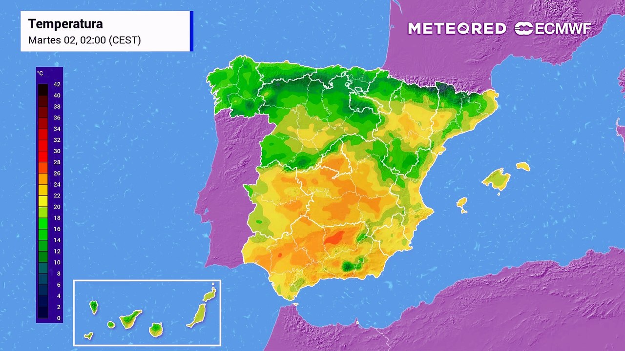 La entrada de aire frío favorecerá el descenso de las temperaturas