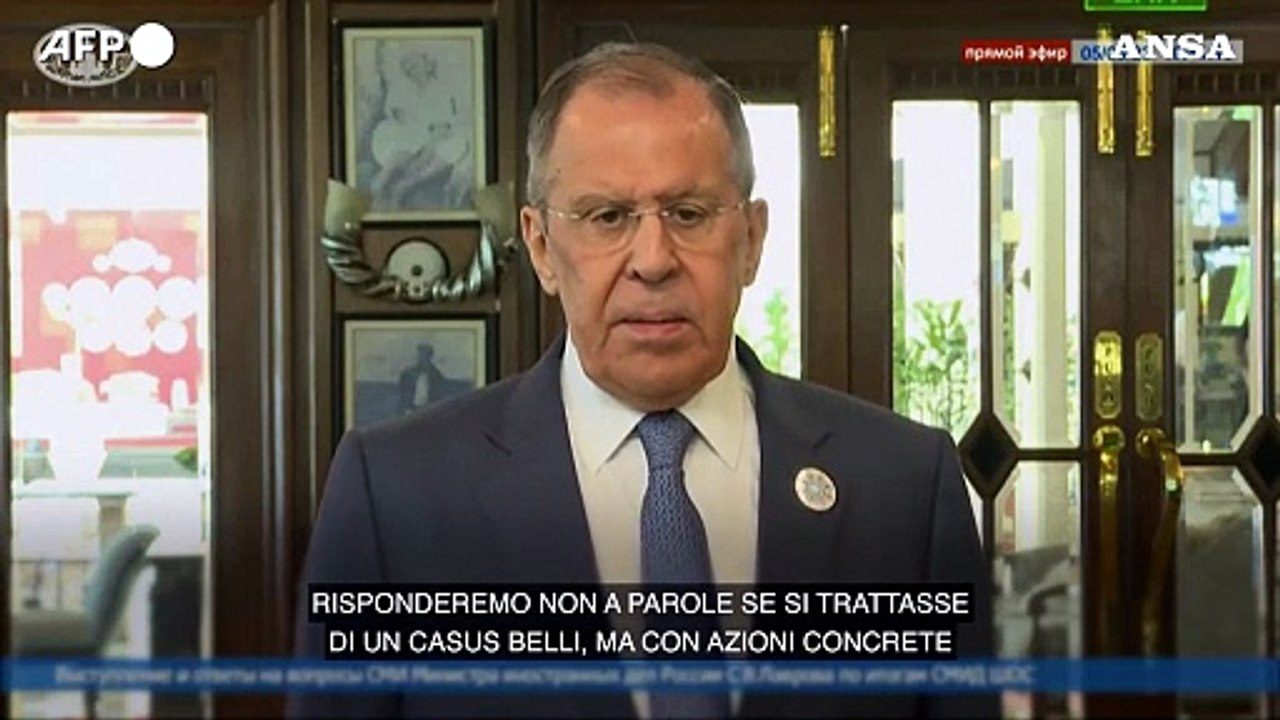 Russia, Lavrov: "Risponderemo con passi concreti ad attacco con droni al Cremlino"