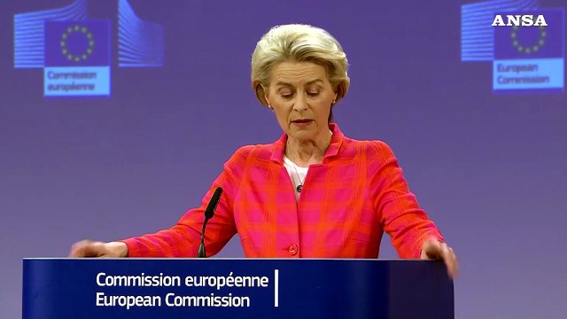 Cina, Von der Leyen: Ridurre dipendenze ma collaborare per il clima