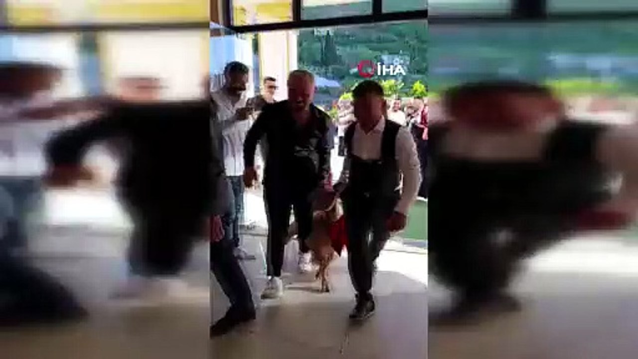 Düğünde Damada Takı Yerine Keçi Takıldı