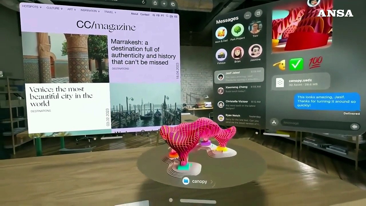 Vision Pro di Apple, ecco cos'e' e come funziona