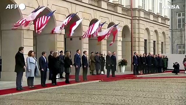 Biden incontra a Varsavia il presidente della Polonia Duda