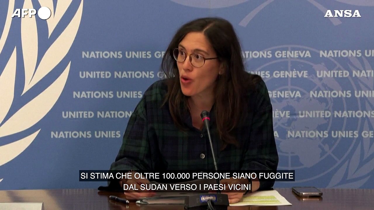 Onu: "Piu' di 100mila persone sono fuggite dal Sudan"