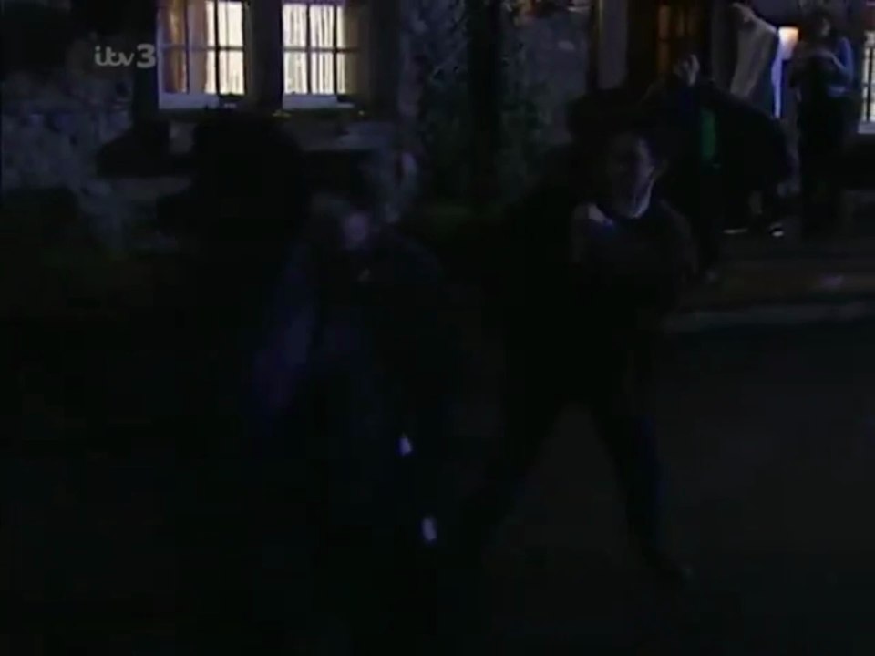 Emmerdale Sean Reynolds Punches Cain Cain Punches Terry Woods & Threatens Sean 4th April 2000
