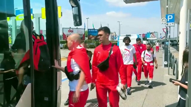 KKTC A Milli Futbol Takımı, CONIFA Avrupa Futbol Şampiyonası katılmak için İtalya'ya gitti | Ajansspor | AA