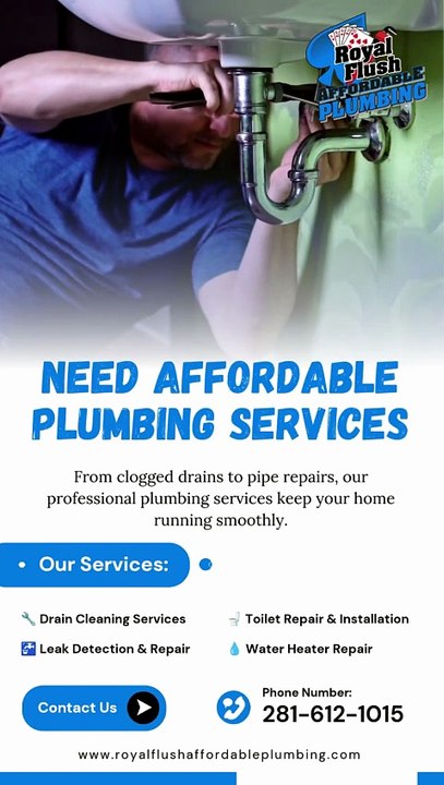 Affordable Plumbing Services in Houston | Fast & Reliable Repairs