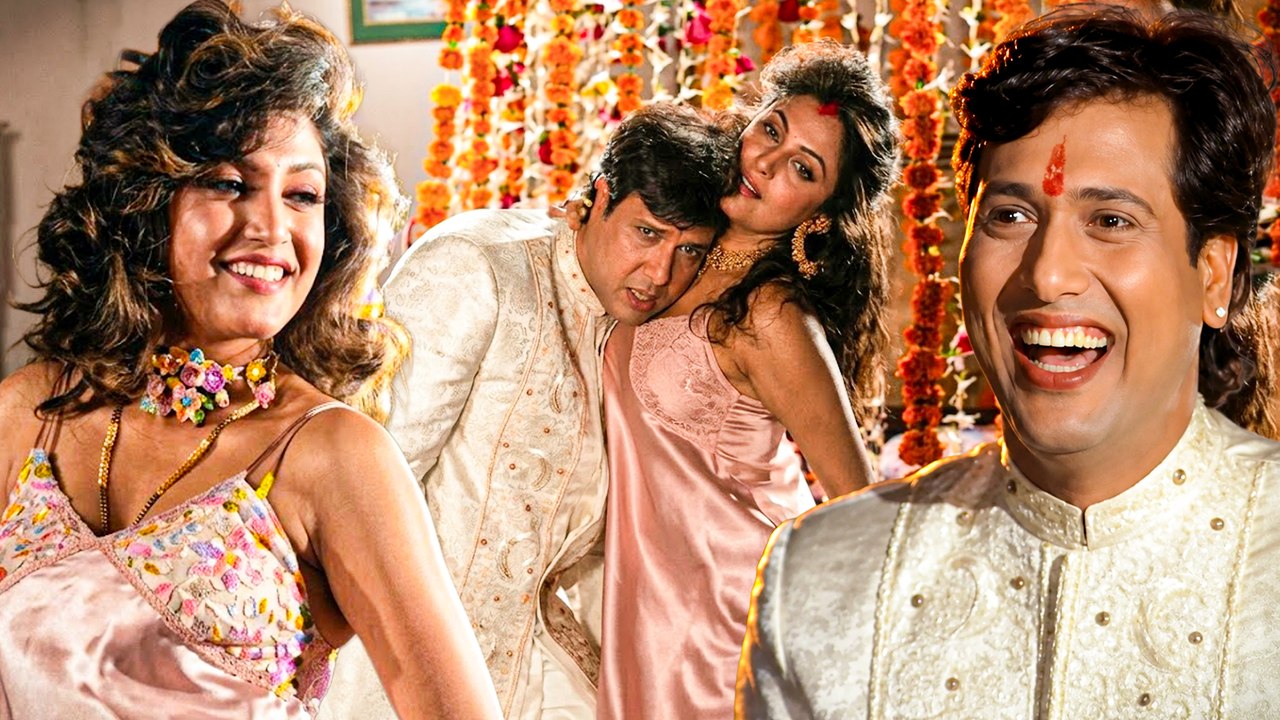 BANARASI BABU (1997) BTS - Ramya Krishnan & Govinda's MERI GORI GORI BAHEN Sizzling Song Shoot