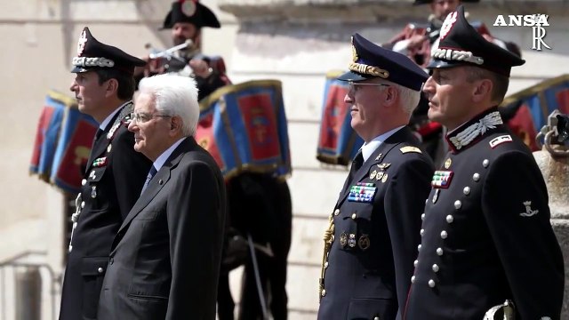 2 giugno, Mattarella assiste a cambio della guardia d'onore