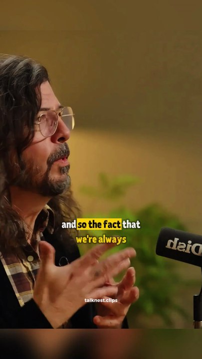 When Dave Grohl talks about the bond of being in a band... you feel every word.Real connection, real passion, real music moments