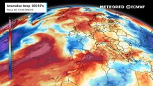 Na próxima quinta-feira as anomalias térmicas negativas vão cobrir o Norte de Portugal