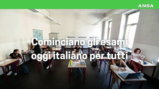 Cominciano oggi gli esami di maturita' per 536 mila studenti