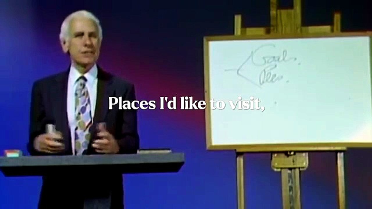 How to Change Your Life in 1 Year with Goal Setting Jim Rohn Seminar