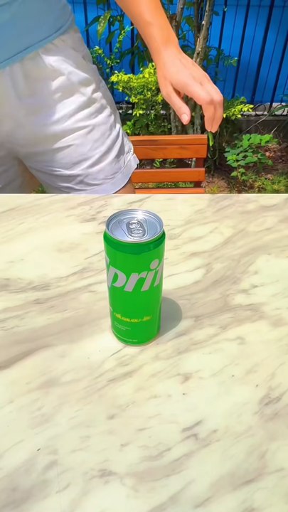 Open soda can hack