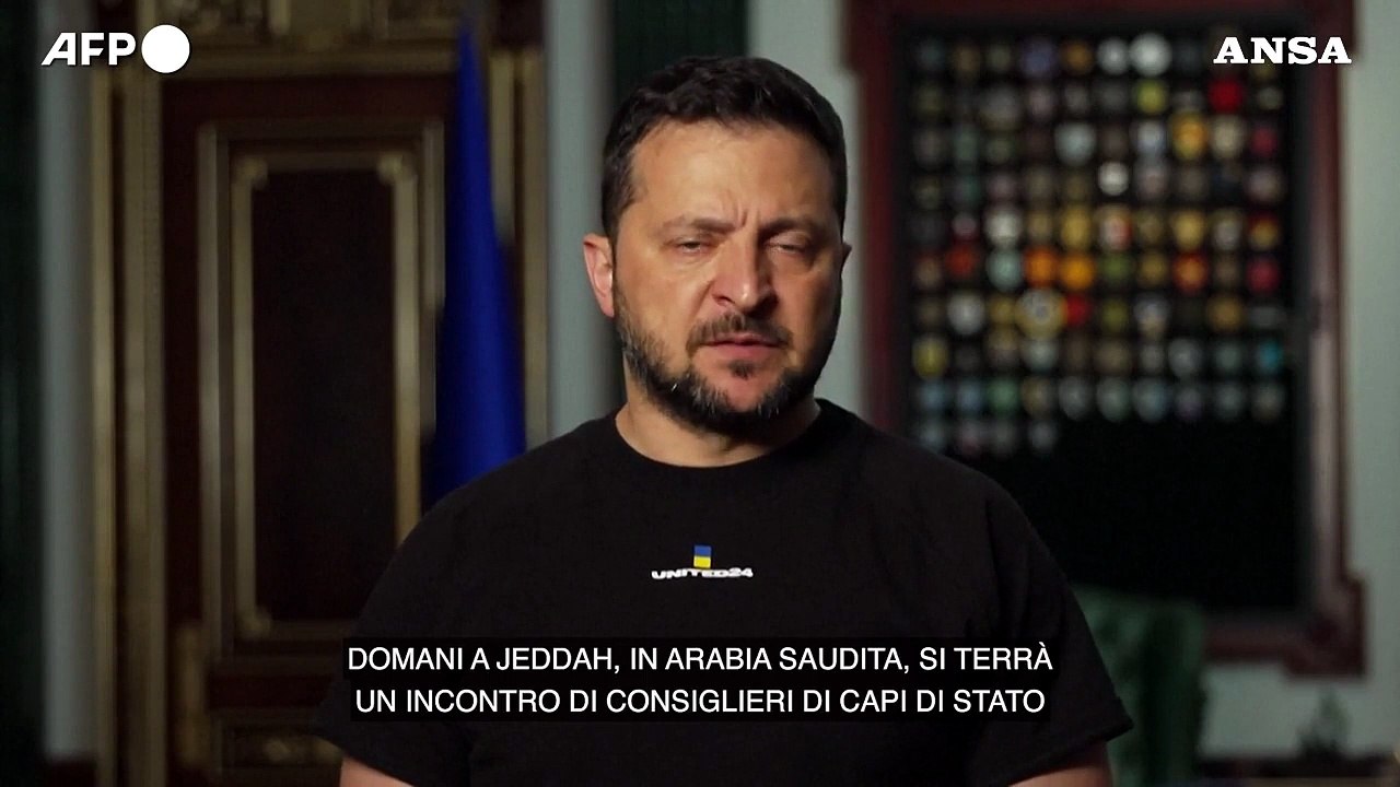 Ucraina, Zelensky: "I colloqui in Arabia Saudita importanti per riportare la pace"