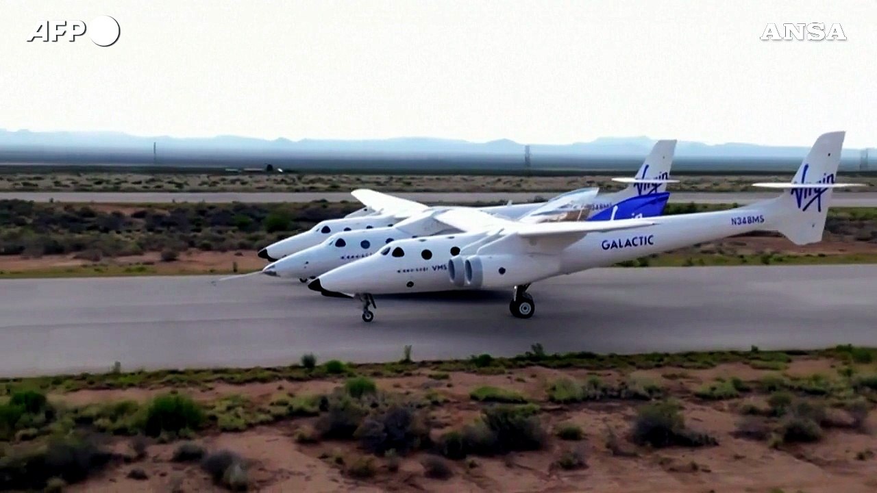 Lanciata la navetta Virgin Galactic, con quattro italiani a bordo