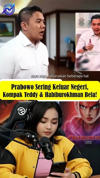 Prabowo Sering Keluar Negeri, Kompak Teddy dan Habiburokhman Bela!