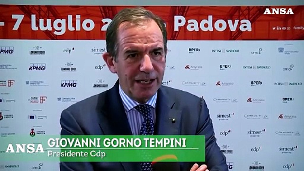 Gorno Tempini: "Cdp supporta le imprese con diverse iniziative"