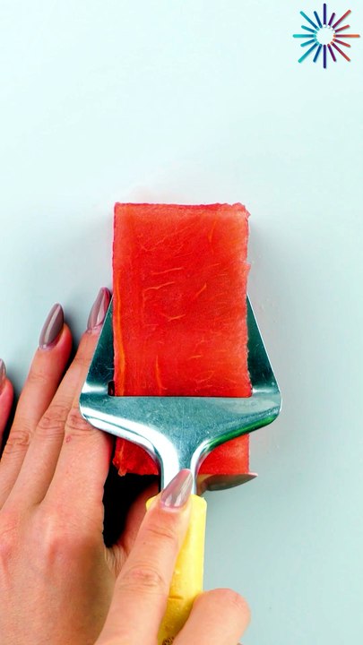 The ultimate watermelon & cheese snack! 🍉🧀