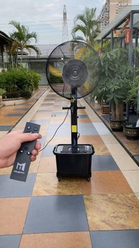 Mingletec Most Energy Efficient BLDC Mist Fan #Mingletec #bldcfan #mistfan #coolingfan #factory