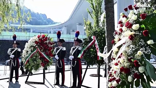 Cinque anni fa il crollo del ponte Morandi, Genova ricorda le 43 vittime