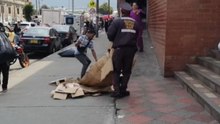 Tension Spills Over As Security Guard And Homeless Square Off In Public