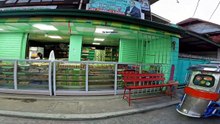 Marasigan Street corner San Rafael Street in Calaca City in Batangas in the Philippines