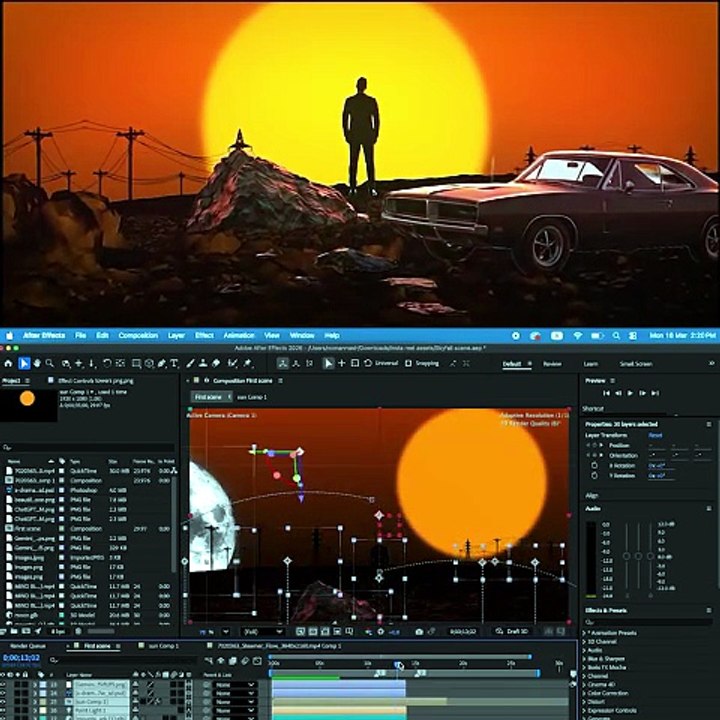 Skyfall edit After effects  Video Editing