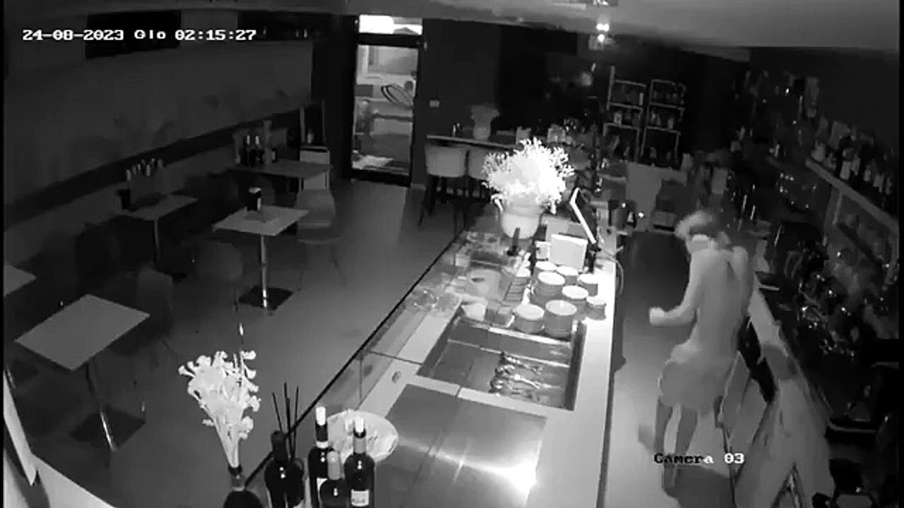 Ladri Notturno Sfuocato