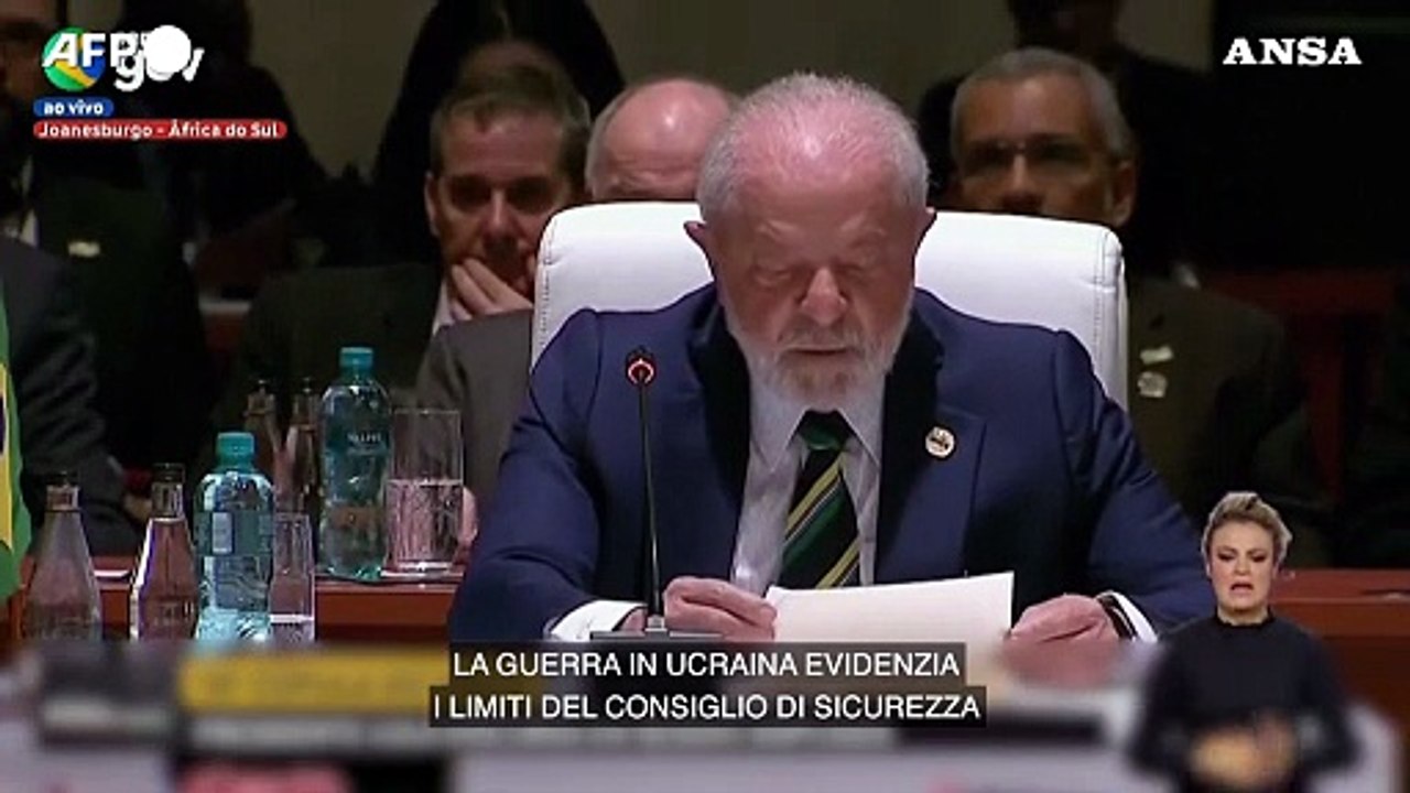 Lula: "Il conflitto in Ucraina mostra i limiti del Consiglio di sicurezza dell'Onu"