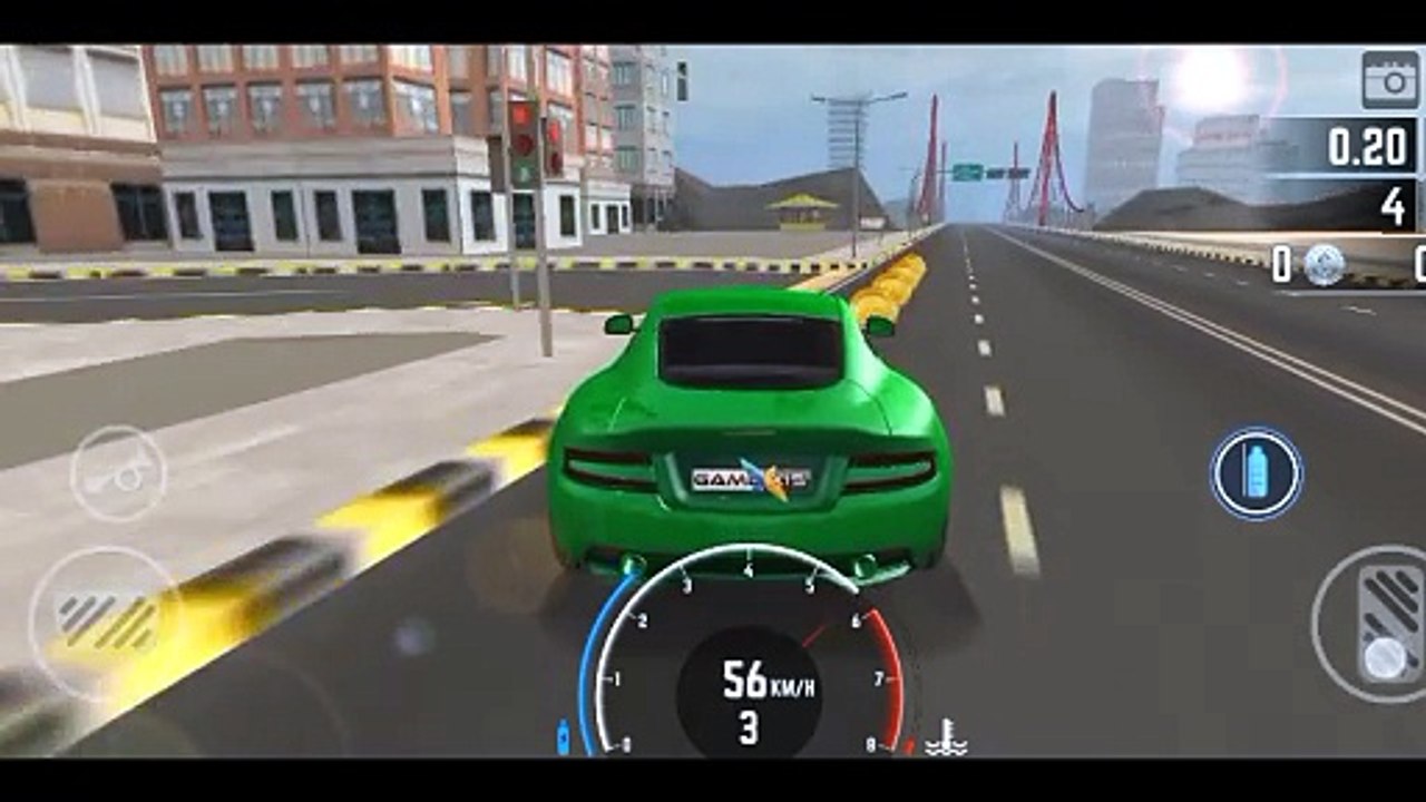 Green car race crazy car racing part 2