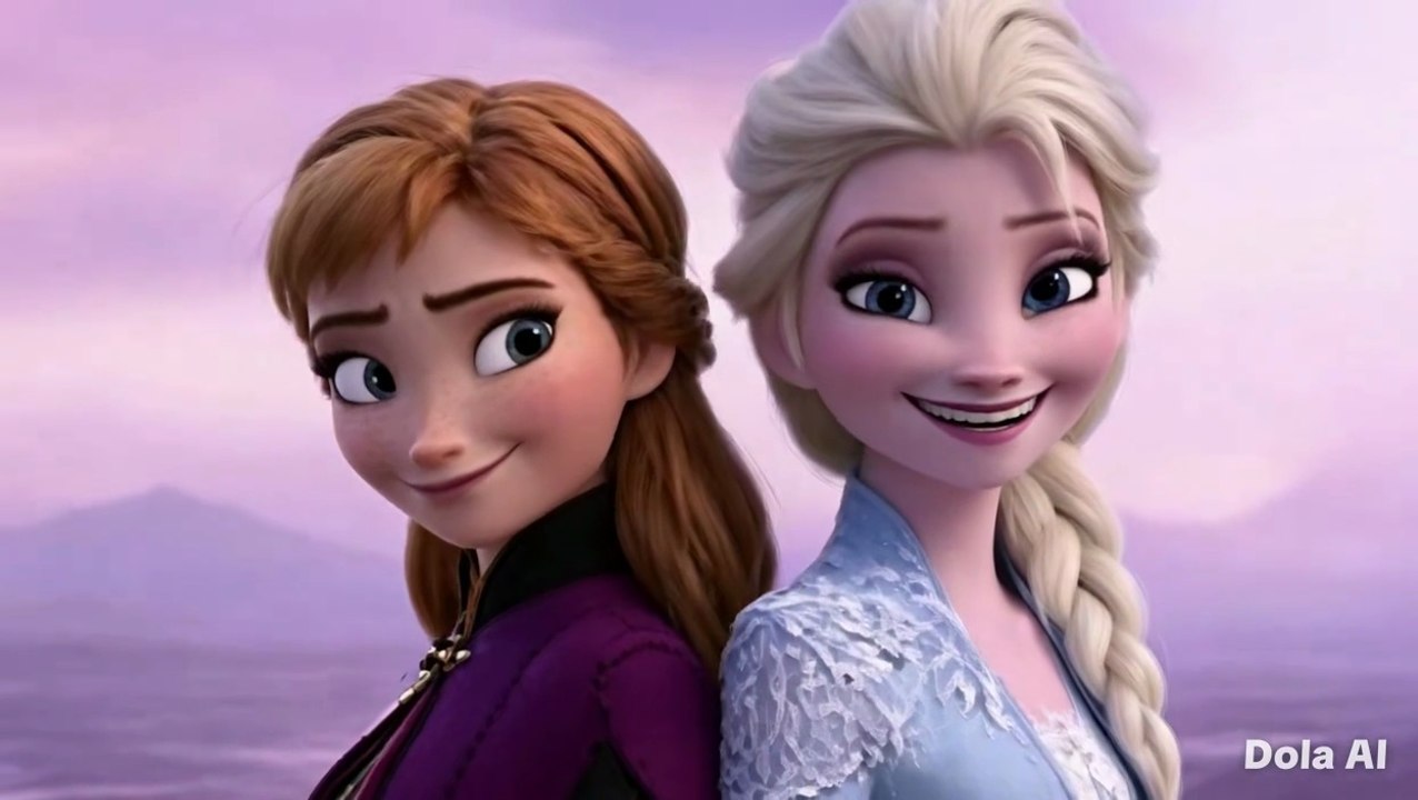 Elsa And Anna Back-to-back #12