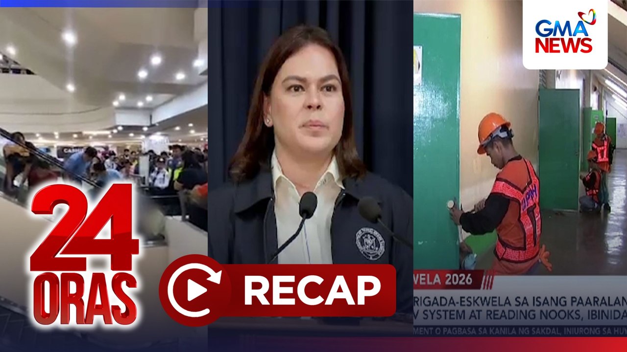 24 Oras: (Part 2) 5-anyos, naipit ang kamay sa escalator; 'Di akma sa konstitusyon ang articles of impeachment — VP Duterte; PBBM, naki-Brigada-Eskwela, atbp