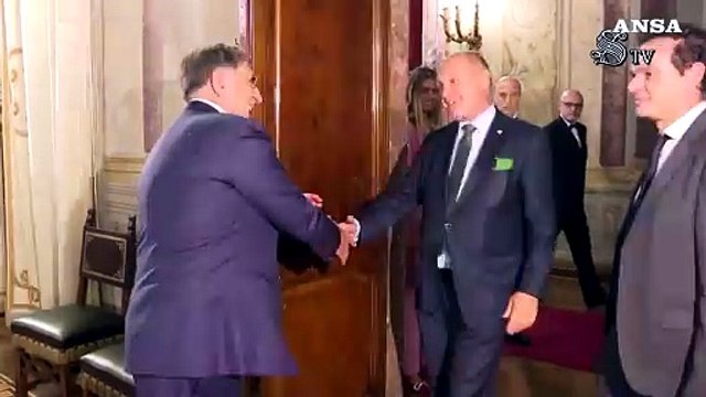 Senato, La Russa riceve il presidente del Consiglio nazionale austriaco