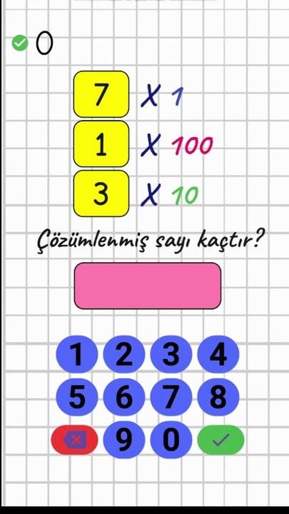 1.10- 3 basamaklı Sayılarda çözümleme - 3. Sınıf Matematik #shorts