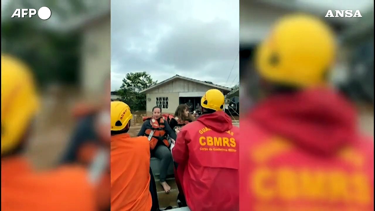 Brasile, ciclone sul Rio Grande do Sul: le operazioni di soccorso a Lajeado
