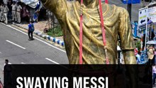 Statue of soccer legend Messi removed in India over safety concerns