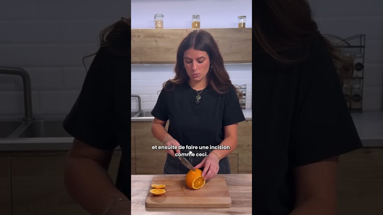 Parfois les bonnes vieilles méthodes restent les plus efficaces 😅🍊 #trend