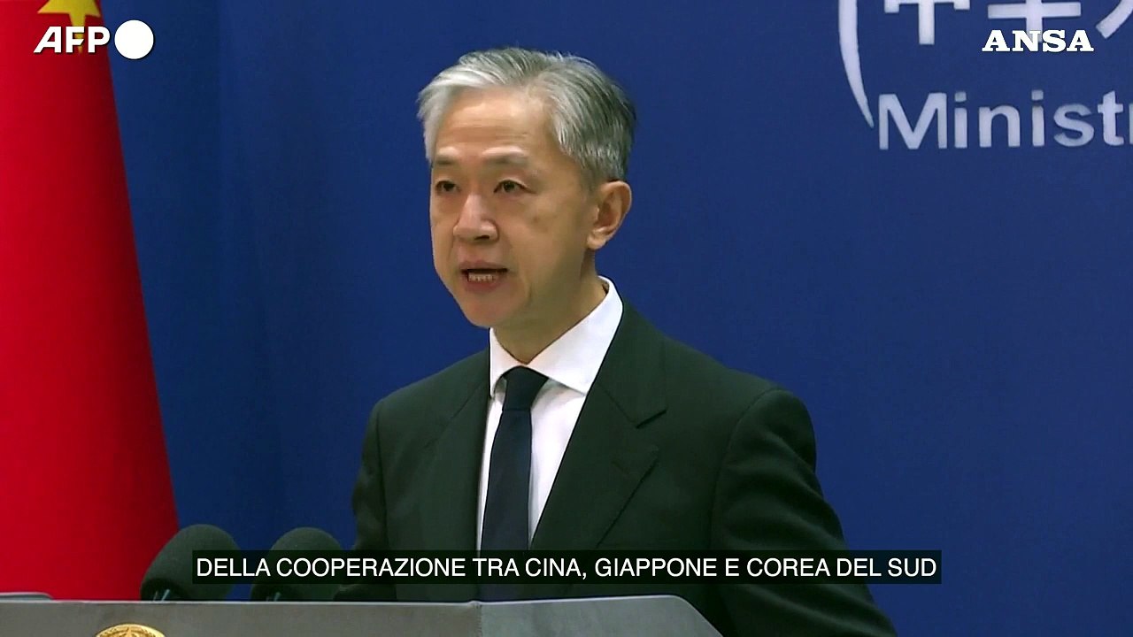 Cina:  "Summit con Giappone e Corea del Sud il prima possibile"
