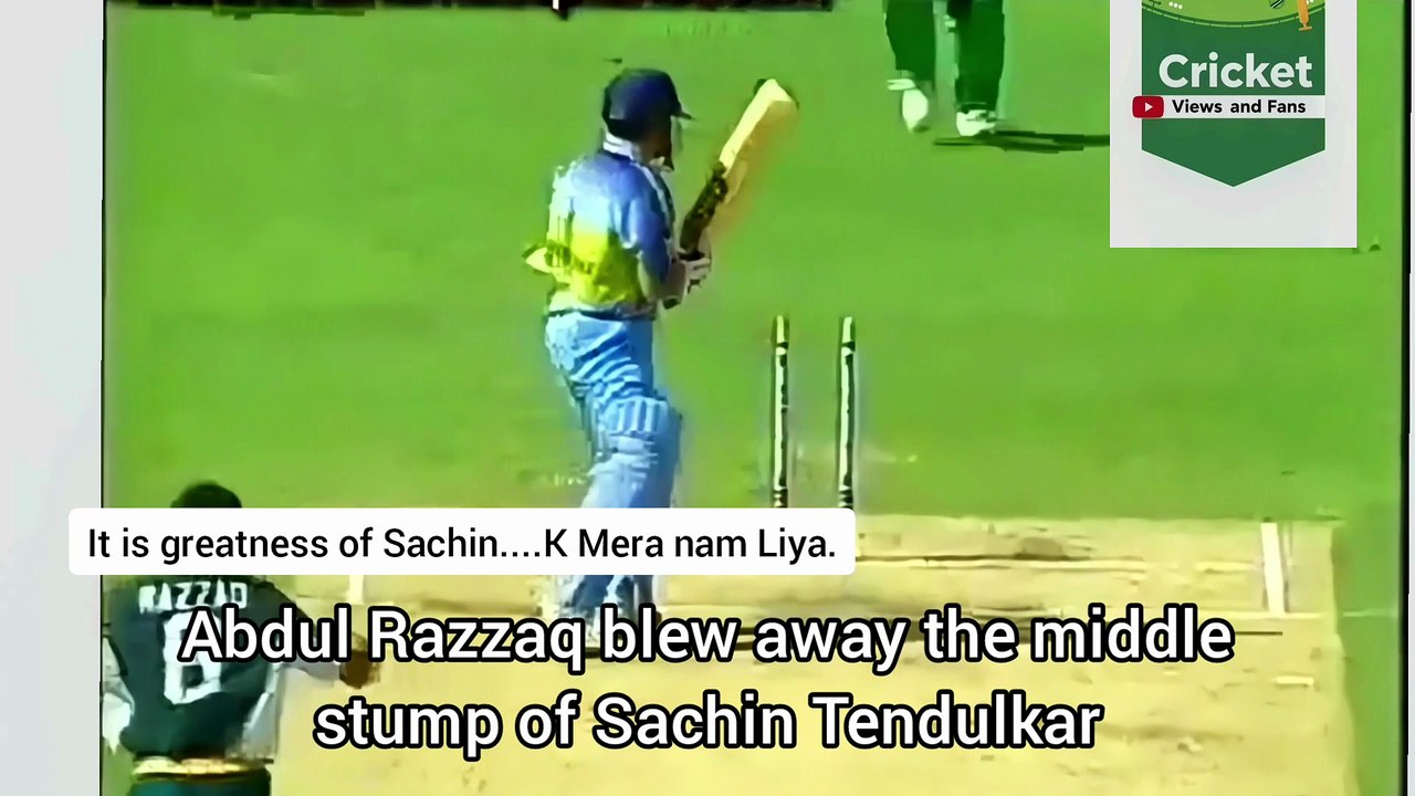 6 Dismissals of Sachin Tendulkar by Abdul Razzaq|