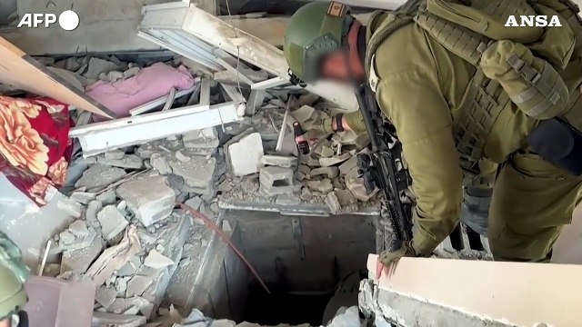 Gaza, filmati dell'Esercito israeliano mostrano i tunnel usati da Hamas