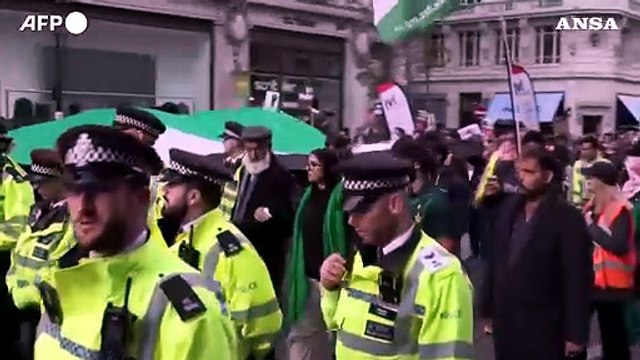 Londra, in migliaia alla manifestazione pro Palestina